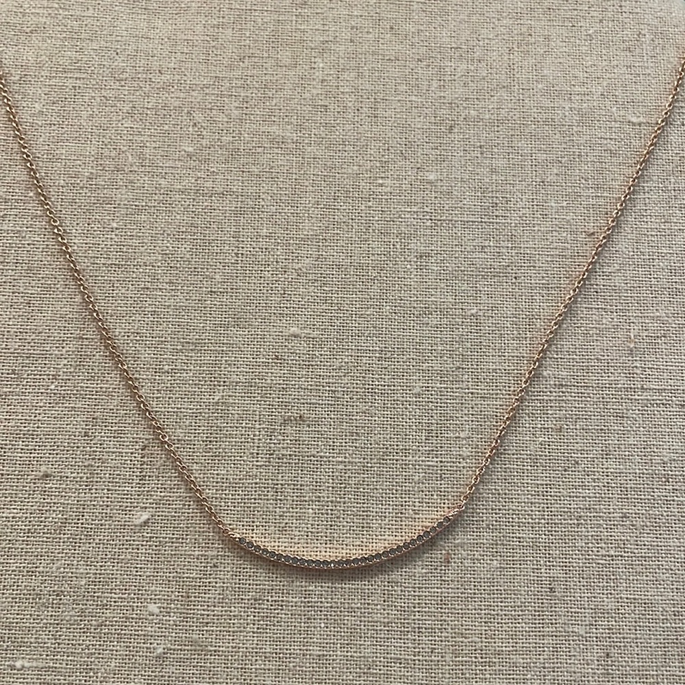 Pave Side Bar necklace -Rose Gold from Stella & Dot